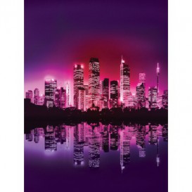 Fototapeta panel - PL0331 - Fialový New York