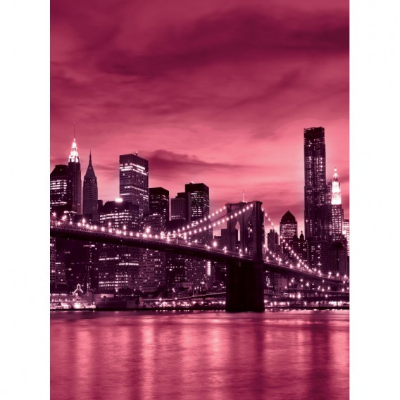 Fototapeta panel - PL0383 - Ružový New York