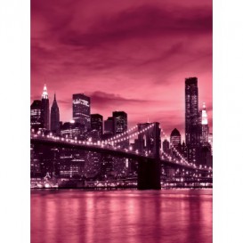 Fototapeta panel - PL0383 - Ružový New York