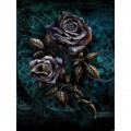 Fototapeta panel - PL0404 - Kovové ruže – modré