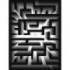 Fototapeta panel - PL0444 - 3D - Labyrint – čierny