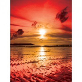 Fototapeta panel - PL0537 - Oranžový západ slnka