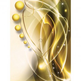 Fototapeta panel - PL0740 - Zlatý ornament na striebornom pozadí