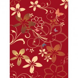 Fototapeta panel - PL0880 - Kreslené kvety