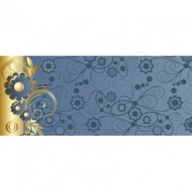 Panoramatická fototapeta - FT2196 - Modro zlatý ornament