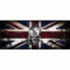 Panoramatická fototapeta - FT2255 - Lebka – anglická vlajka