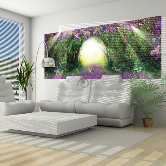 Panoramatická fototapeta - FT3110 - Fialový les