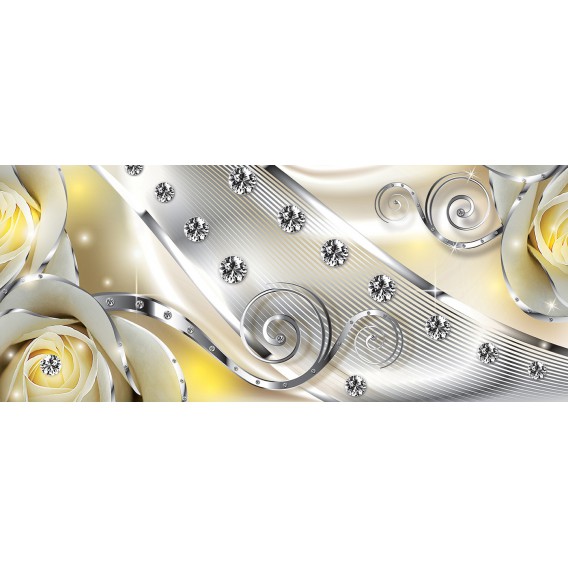 Panoramatická fototapeta - FT3152 - Žlté ruže