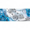 Panoramatická fototapeta - FT3155 - Modré ruže