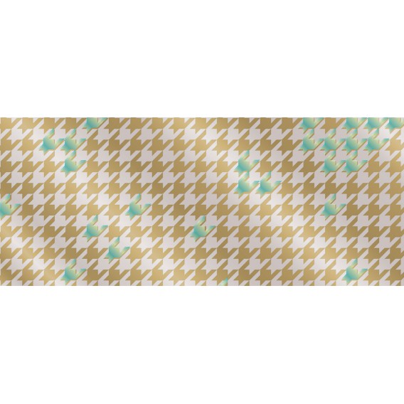 Panoramatická fototapeta - FT3387 - Abstrakcia hnedo tyrkysová