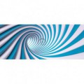 Panoramatická fototapeta - FT3760 - Špirálový modrý tunel - 3D