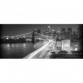 Panoramatická fototapeta - PA0047 - Čiernobiele mesto zrýchlené