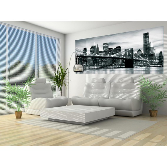 Panoramatická fototapeta - PA0060 - Čiernobiely New York