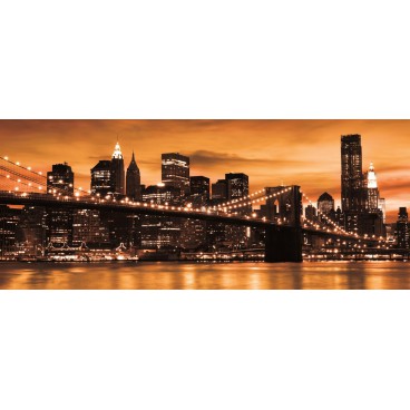 Panoramatická fototapeta - PA0062 - Oranžový New York