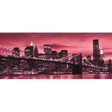 Panoramatická fototapeta - PA0064 - Ružový New York