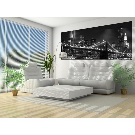 Panoramatická fototapeta - PA0068 - Čiernobiely New York