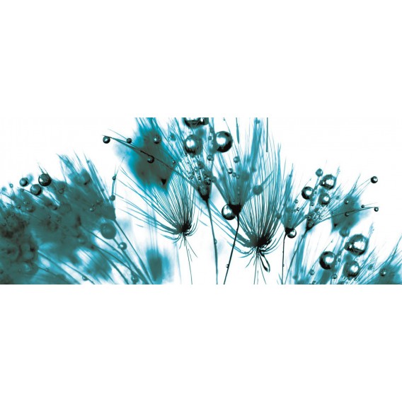 Panoramatická fototapeta - PA0078 - Modré kvety