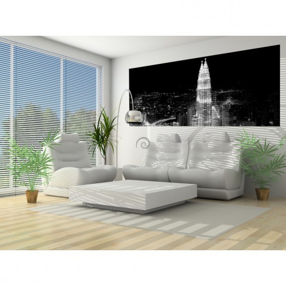 Panoramatická fototapeta - PA0086 - Nočné mesto