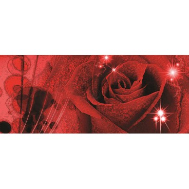 Panoramatická fototapeta - PA0105 - Červená ruža