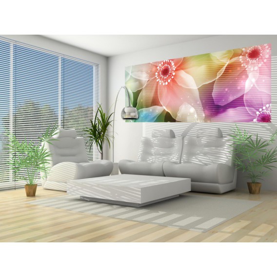 Panoramatická fototapeta - PA0119 - Farebné kvety