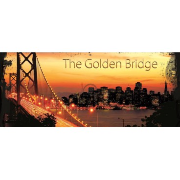 Panoramatická fototapeta - PA0120 - Golden Bridge
