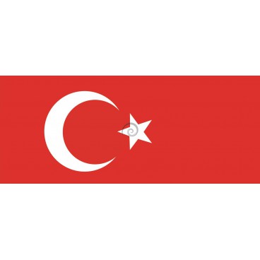 Panoramatická fototapeta - PA0136 - Turecká vlajka