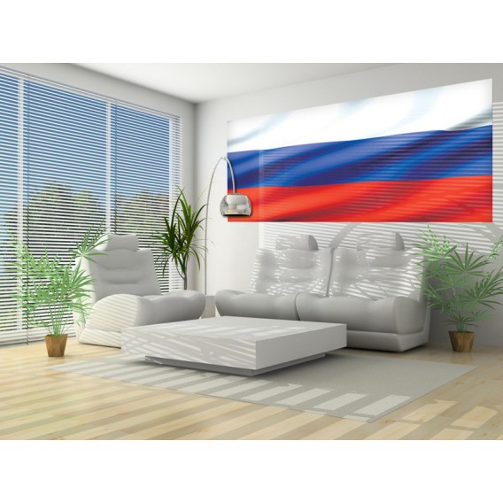 Panoramatická fototapeta - PA0138 - Ruská vlajka
