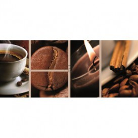 Panoramatická fototapeta - PA0156 - Mozaika káva