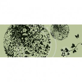 Panoramatická fototapeta - PA0189 - Ornamenty listov