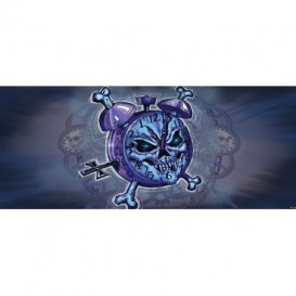 Panoramatická fototapeta - FT3862 - Budík – smrtka