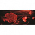 Panoramatická fototapeta - PA0008 - Červený kvet