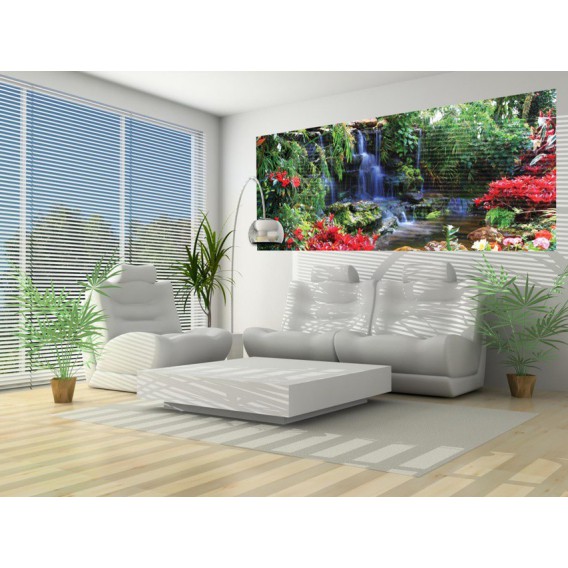 Panoramatická fototapeta - PA0252 - Zelená záhrada