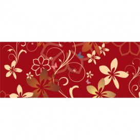 Panoramatická fototapeta - PA0274 - Kreslené kvety