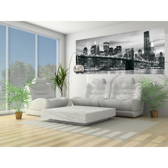 Panoramatická fototapeta - PA0291 - Čiernobiely New York