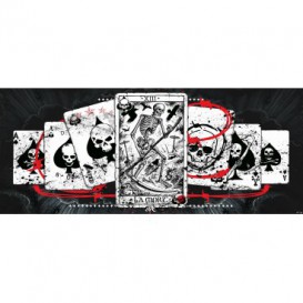 Panoramatická fototapeta - PA4019 - Kostra – karty