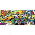 Panoramatická fototapeta - PA4021 - Graffiti - farebný štýl street
