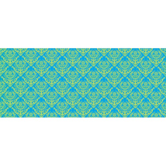 Panoramatická fototapeta - PA4043 - Klasický vzor na modrom pozadí