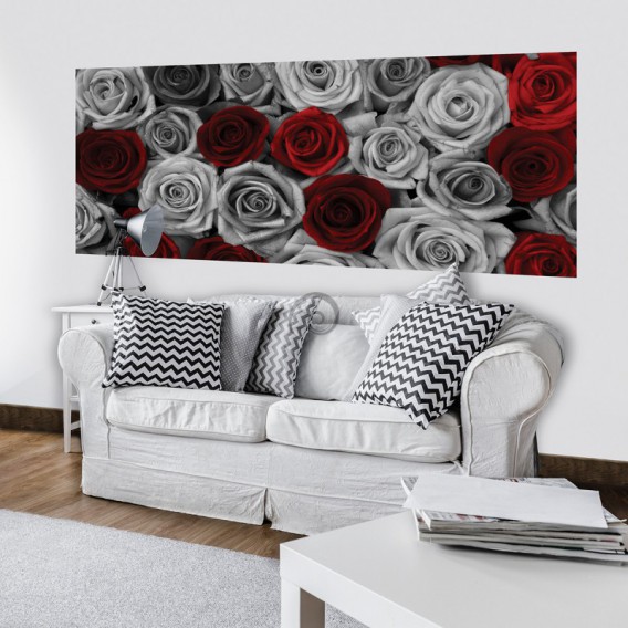 Panoramatická fototapeta - PA4212 - Ruže