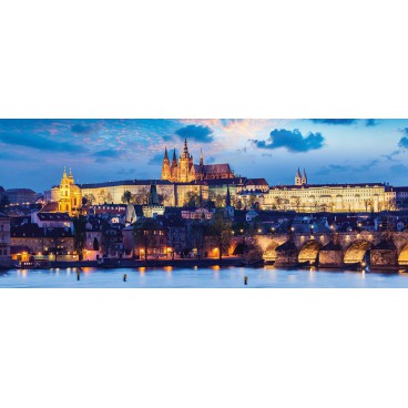 Panoramatická fototapeta - PA4252 - Nočná Praha