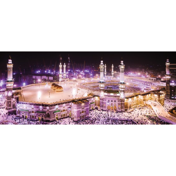 Panoramatická fototapeta - PA4279 - Noční Kaaba v Mekce