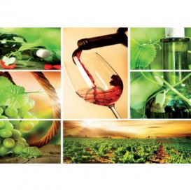 Fototapeta na stenu - FT0772 - Mozaika víno