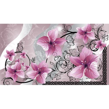 Fototapeta na stenu - FT2421 - Ružové kvety