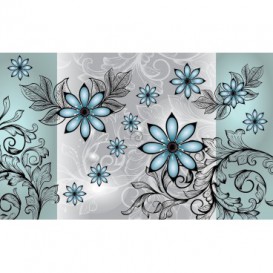 Fototapeta na stenu - FT2436 - Modré kvety