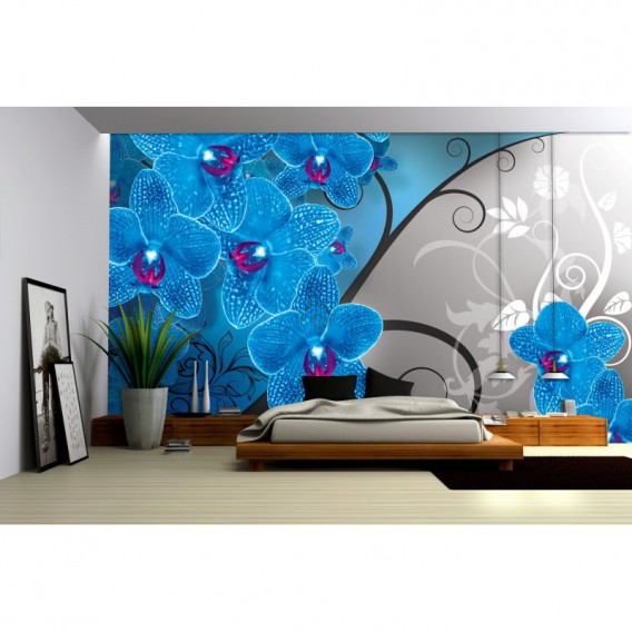 Fototapeta na stenu - FT4507 - Modrá orchidea
