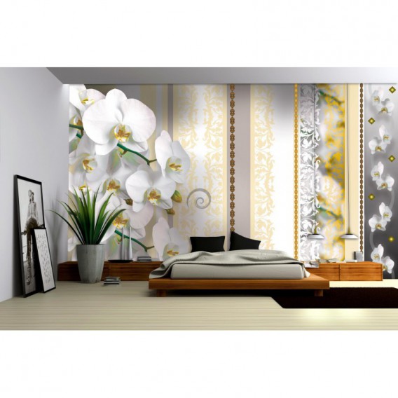 Fototapeta na stenu - FT2901 - Biele kvety