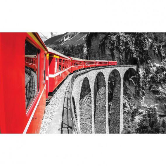 Fototapeta na stenu - FT3545 - Glacier Express ve Švýcarsku