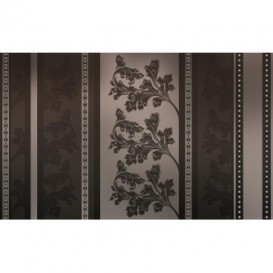 Fototapeta na stenu - FT4514 - Kvetovaný ornament - sivé pozadie