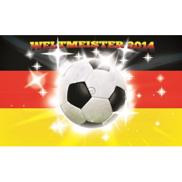 Fototapeta na stenu - FT3514 - Nemecká vlajka – Futbalová lopta