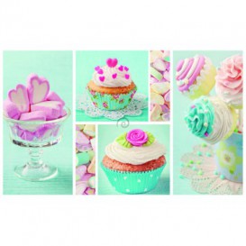 Fototapeta na stenu - FT3563 - Cukrovinky – modré