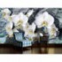 Fototapeta na stenu - FT2994 - Biele kvety na kamennom pozadí